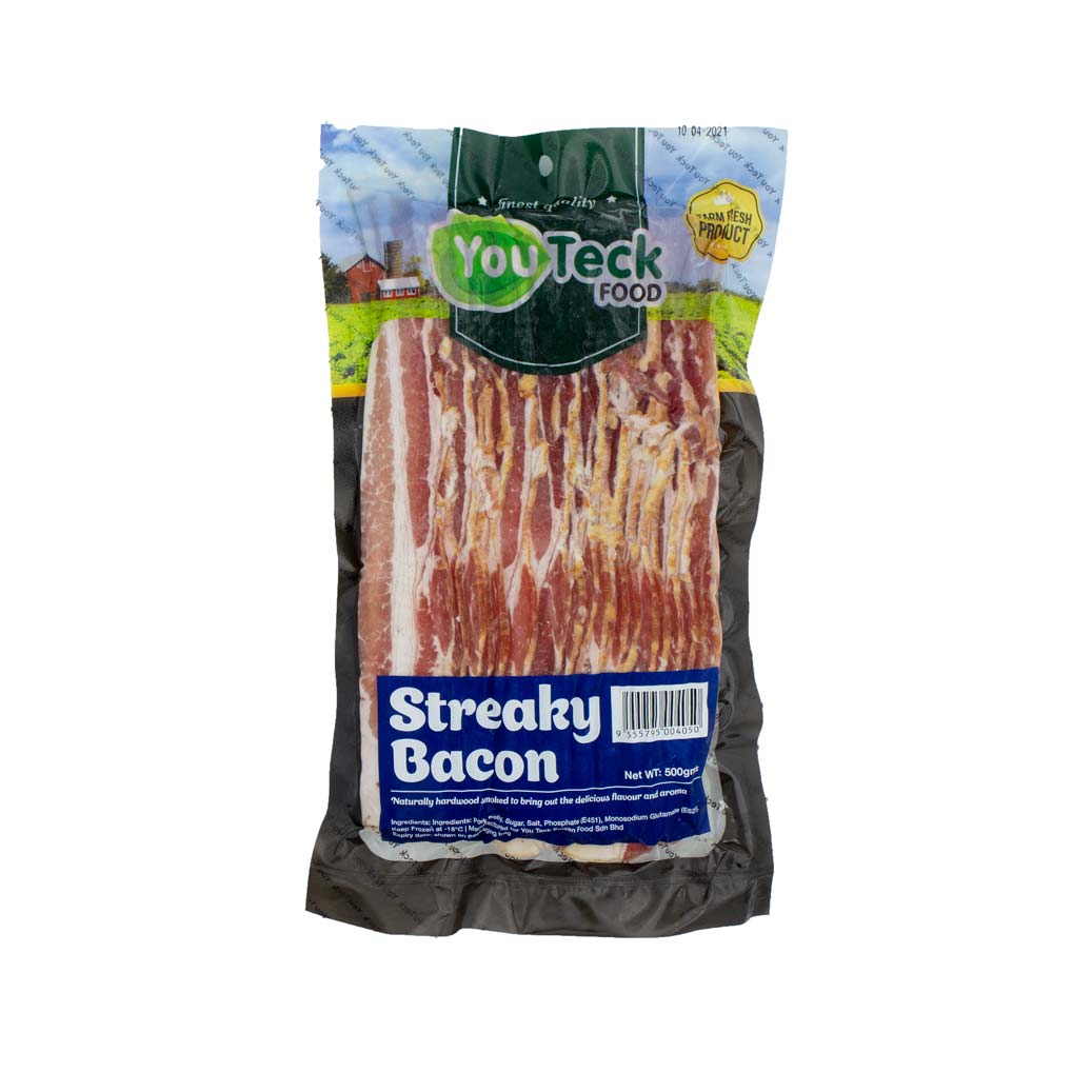 YouTeck Streaky Bacon 500g
