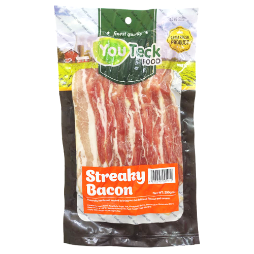 YouTeck Streaky Bacon 250g